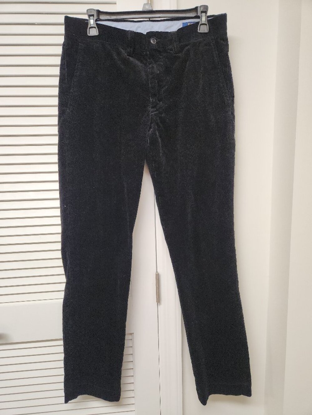 Polo Ralph Lauren Men's Bedford Straight Fit Corduroy Pant Black SZ.30X32
